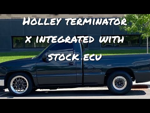Holley terminator X integrated with stock ECU on Silverado 03-07