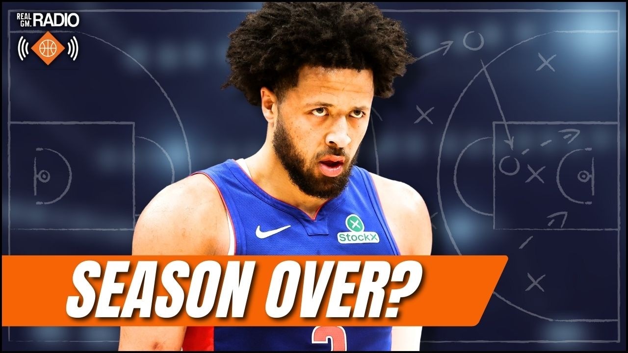 BREAKING: Cade Cunningham Sidelined INDEFINITELY, Is the Detroit Pistons Season OVER? | RealGM Radio