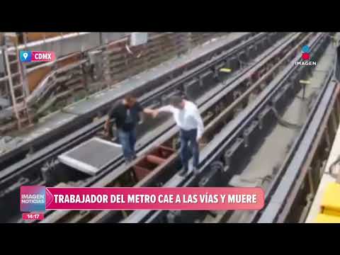 VIDEO: Trabajador del Metro cae a la vías y muere | Noticias con Crystal Mendivil