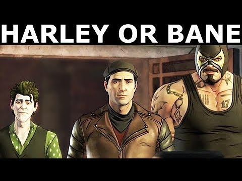 Head Off Harley Or Head Off Bane - Alternative Choices - BATMAN Season 2 The Enemy Within Episode 2