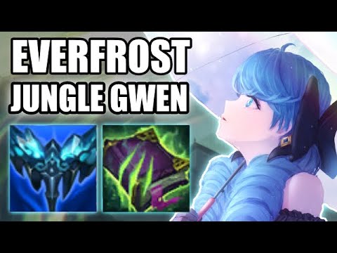 Trying EVERFROST Gwen Jungle! - Hail of Blades AP Gwen - League of Legends