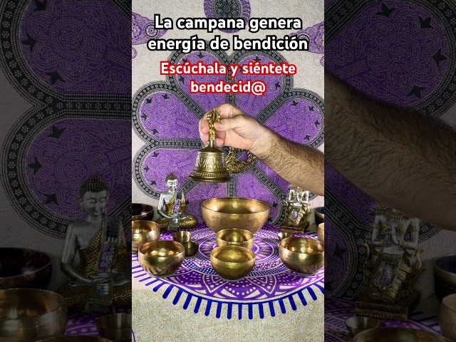 Vídeo relacionado con DECORNIJIA Yin Qing de Cobre Pequeño Mango de Madera, Instrumento de Percusión Budista para Templo, Suministros para Meditación y Rituales, Campana Manual para Purificación y Relajación