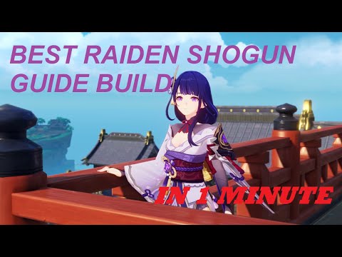 RAIDEN SHOGUN BUILD IN 1 MINUTE GENSHIN IMPACT