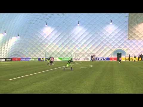 Damian Stiemer, 10 jaar, wedstrijd Ajax E1 - PSV D3, d.d. 06-02-2013