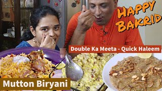 Mutton Biryani And Double Ka Meeta - Quick Haleem 