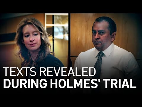 Dramatic Text Messages Revealed at Holmes Trial