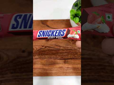 Snickers in another new  flavour 🍓 | #shorts #short #viral #youtubeshorts