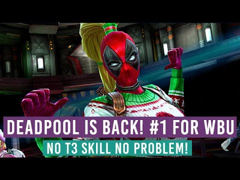 Deadpool is Back! No T3 Skill! Insane Gameplay! - Marvel Future Fight
