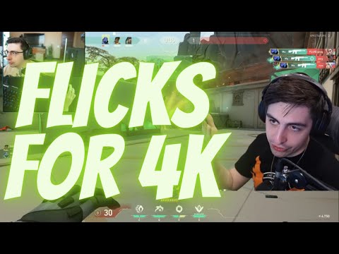 Shroud's Insane Flicks For 4k + New Agent Tease in @valorant