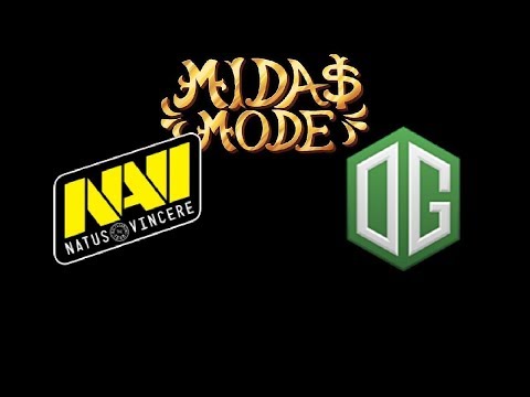 Navi vs OG Midas Mode Highlights Dota 2