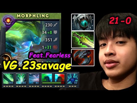 VG 23savage [Morphling] Master Tier Signature Hero 11K MMR Carry Feat MG.Trust Fearless Dota 2
