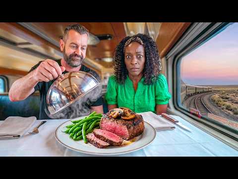 We Tried Steak On Amtrak 72 Hour Train Across America!