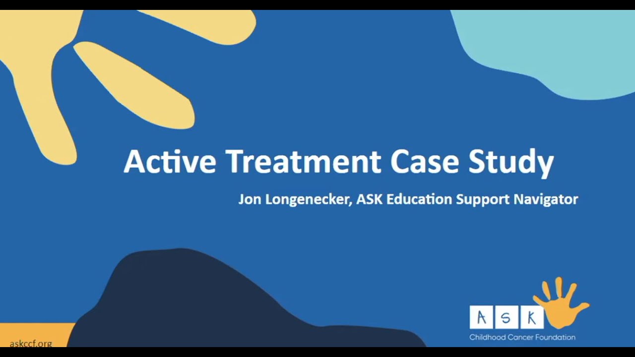Active Treatment Case Studies: Jon Longenecker, ASK Education Support Navigator