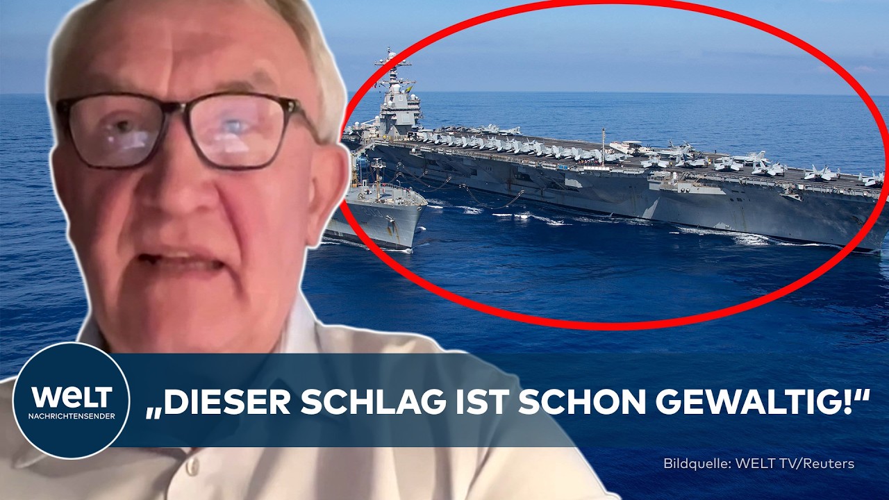 IRAN-KRIEG: Trumps Traumschiff außer Gefecht ‒ Wäschetrockner löst Großfeuer auf Flugzeugträger aus