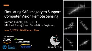 Rendered.ai Synthetic SAR for Computer Vision - Webinar June 6, 2023