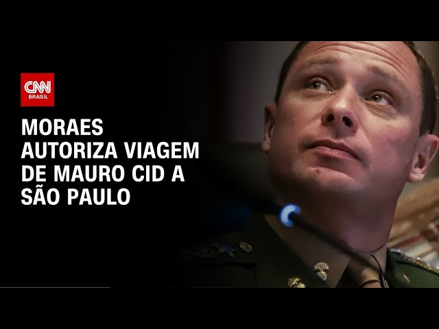 STF autoriza viagem de Mauro Cid para São Paulo | CNN 360°