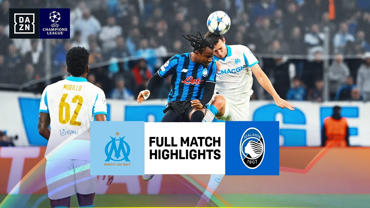 Marseille vs. Atalanta | UEFA Champions League Highlights | Matchday 4 | 2025-2026