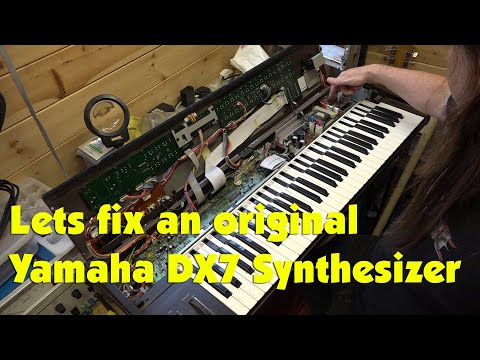 Lets fix an original Yamaha DX7 Synthesizer