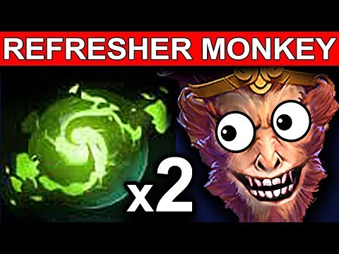 REFRESHER MONKEY KING DOTA 2 PATCH 7.06 NEW META PRO GAMEPLAY