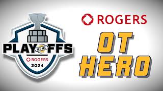 Rogers OT Hero: Victoria takes game 1 with a tip-in goal from Oliver Genest