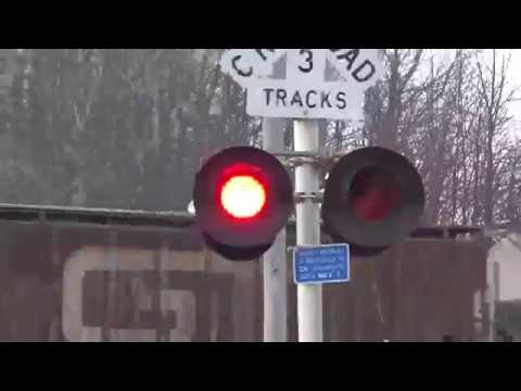 Scenic Road Railroad Crossing, Slinger, WI with a GT locomotive Trailing!