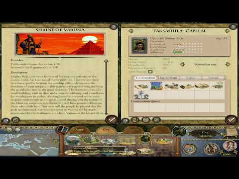 Europa Barbarorum II - Taksashila Starting Position