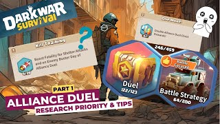 Dark War Survival: Alliance Duel [Part 1] - Research Tips and Strategy