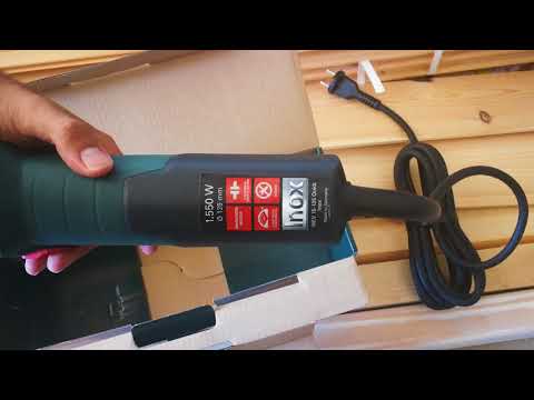 Unpacking / unboxing angle grinder Metabo WEV 15-125 QUICK INOX 600572000