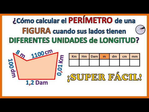 PERÍMETRO de FIGURAS con DIFERENTES UNIDADES de LONGITUD | SUPER FÁCIL 😃 | 2
