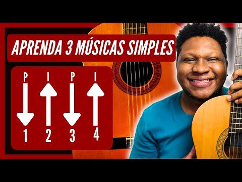 Descubra a batida mais fácil de violão e aprenda 3 músicas simples em minutos! Prof. Paulo Sousa
