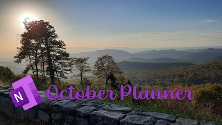 2024 October OneNote Planner Flip Through