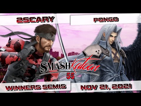 2Scary (Snake) vs. Pongo (Sephiroth) - Winners Semis - Smashkatoon 55
