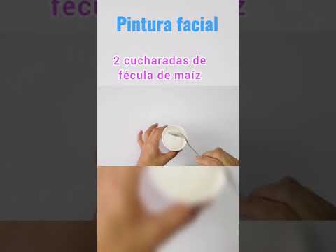 👉PINTURA CASERA FACIAL✨ FACIL Y RAPIDO [manos a la obra] 💯 #shorts