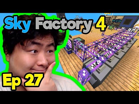 Testing MY Autocrafting in AE2 | Minecraft Modpack: Sky Factory 4 | Ep. 27