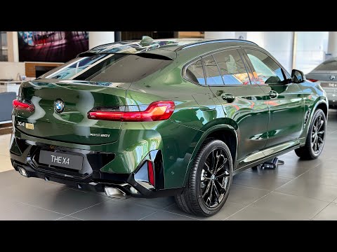 First Look ! 2023 BMW X4 M Sport  - Anglesey Green Metalic Color