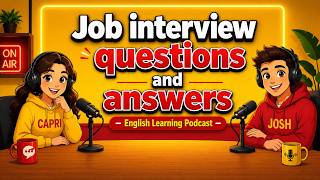 Job Interview Question and Answers | English Learning Podcast | A1 Level #englishpodcast