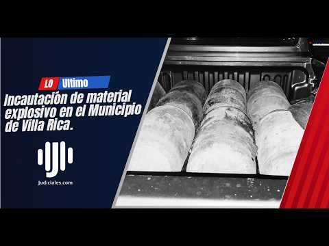 Incautan material explosivo en el municipio de Villa Rica, Valle del Cauca