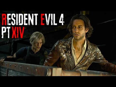 Resident Evil 4 (2023) HARDCORE Playthrough PT14: Riding Minecarts With Louis Like Donkey Kong!