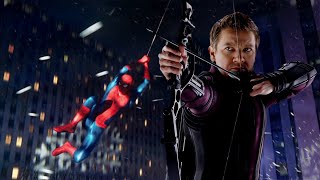 Spider-Man Rescues Hawkeye