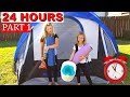 24 Hours Overnight In A Tent Challenge!!! 24 Hours Overnight In A Tent Challenge!!!
