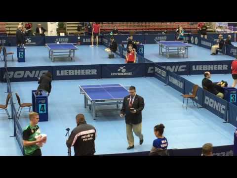 BADOWSKI Marek vs LAI Chi Chien Table Tennis Austrian Open 10/11/2016 (private video)