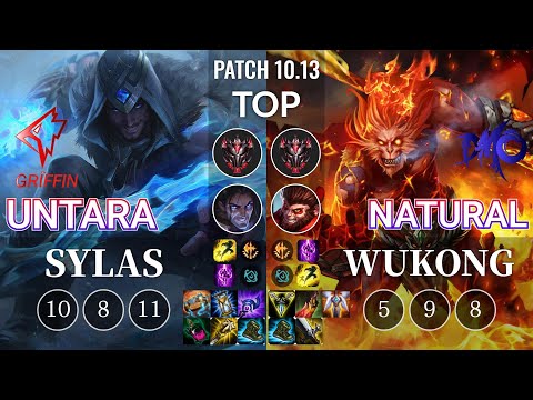 GRF Untara Sylas vs DMO Natural Wukong Top - KR Patch 10.13