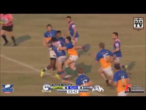 2014 Real NRL Round 16 1st Grade Highlights - Lakes United v Kurri Kurri Bulldogs