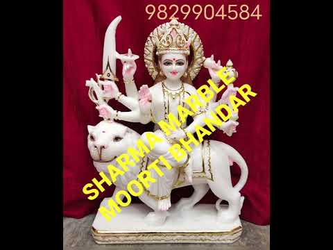 Marble Durga Mata Statue