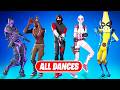 ALL 1000 FORTNITE DANCES EMOTES 2017 2024
