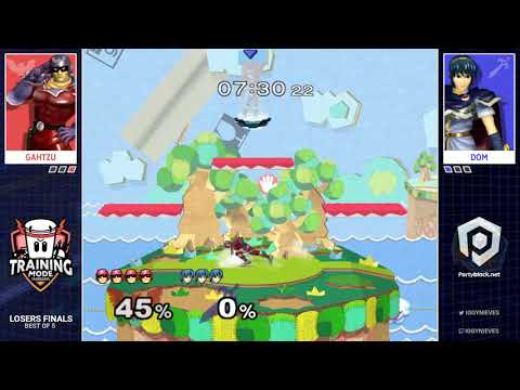 Training Mode Thursdays Online #1 Gahtzu (Falcon) vs. Dom (Marth) Losers Finals