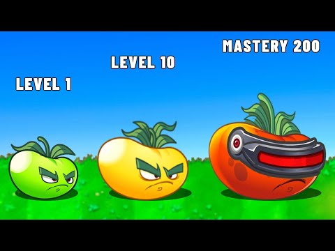 PVZ 2 Gameplay "ULTOMATO" Level 1 - Level 10 - Mastery 200!