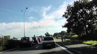 preview picture of video 'Driving Along Avenue Pierre Marzin & Avenue de la Résistance, Lannion, Brittany, France'