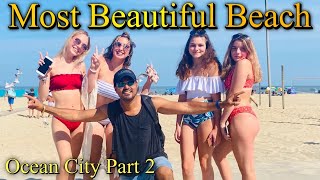 The Most Beautiful Beach In America | Ocean City | Indian Vlogger | Ocean City Board Walk