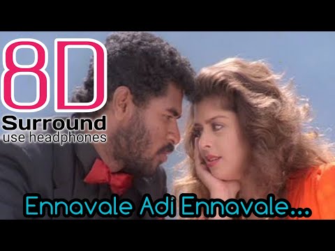 Ennavale Adi Ennavale 8D | Kadhalan-Ennavale Adi Ennavale video song | break free musix